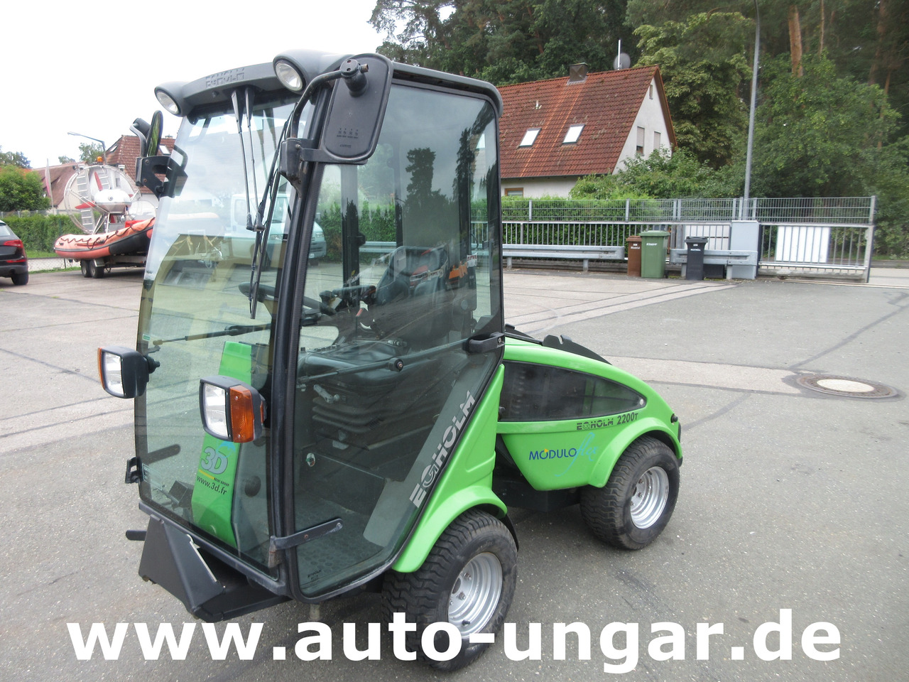Egholm 2200 T Moduloflex 4x4 Knicklenkung Baujahr 2009 Daihatsu DM950 Diesel - Trator municipal: foto 3 Egholm 2200 T Moduloflex 4x4 Knicklenkung Baujahr 2009 Daihatsu DM950 Diesel - Trator municipal: foto 3