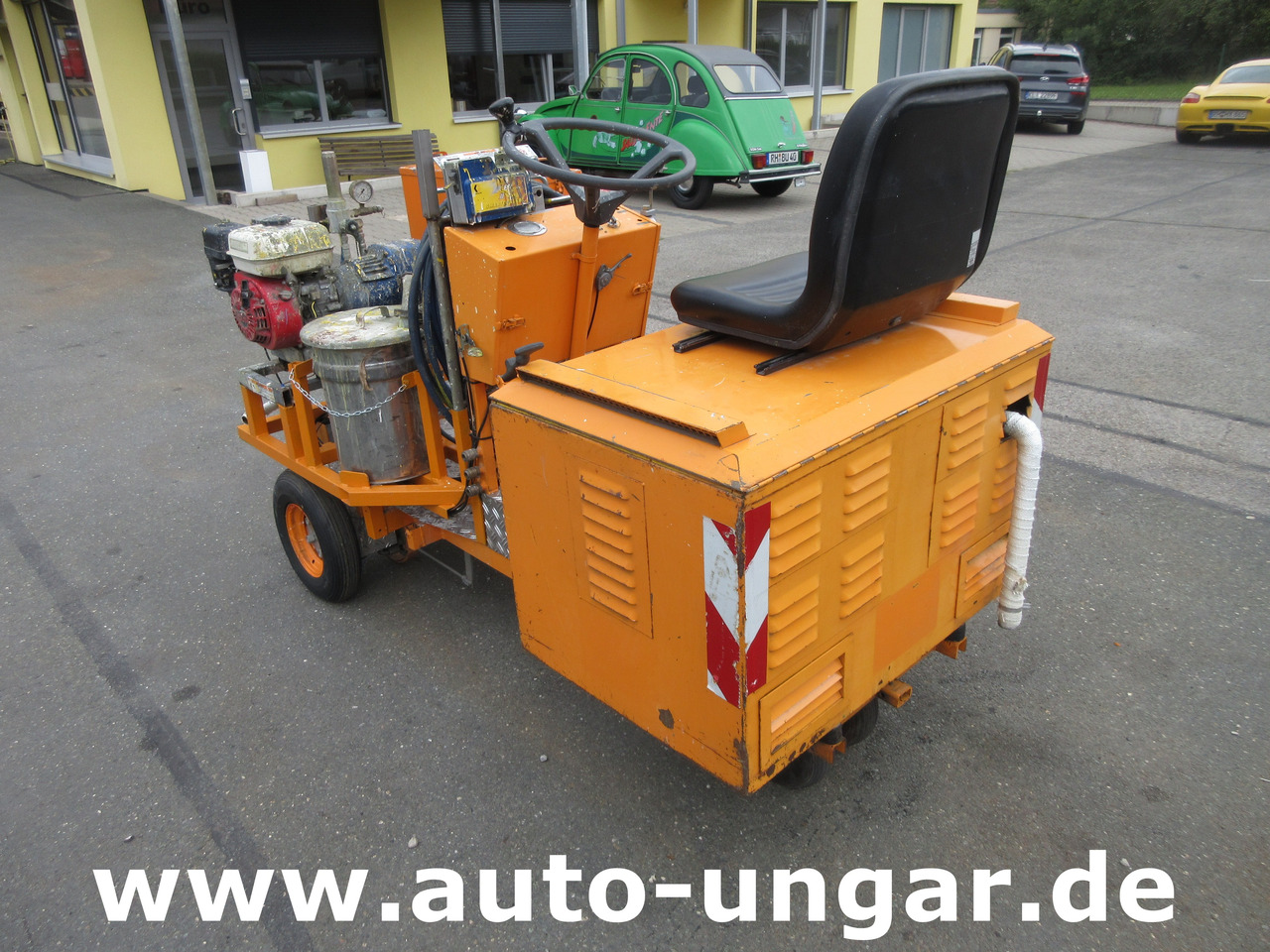 Máquina de asfalto Graco LineLazer II 5900  auf Zindel VarioZet Linedriver Perlstreuer + Airless-Farb-Spritze Hofmann: foto 10