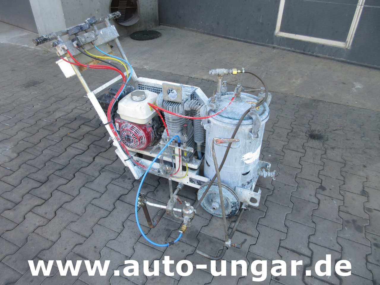 Hofmann H5-1 Straßenmarkierungsmaschine Roadmarking Machine Graco Markiermaschine - Máquina de asfalto: foto 1 Hofmann H5-1 Straßenmarkierungsmaschine Roadmarking Machine Graco Markiermaschine - Máquina de asfalto: foto 1