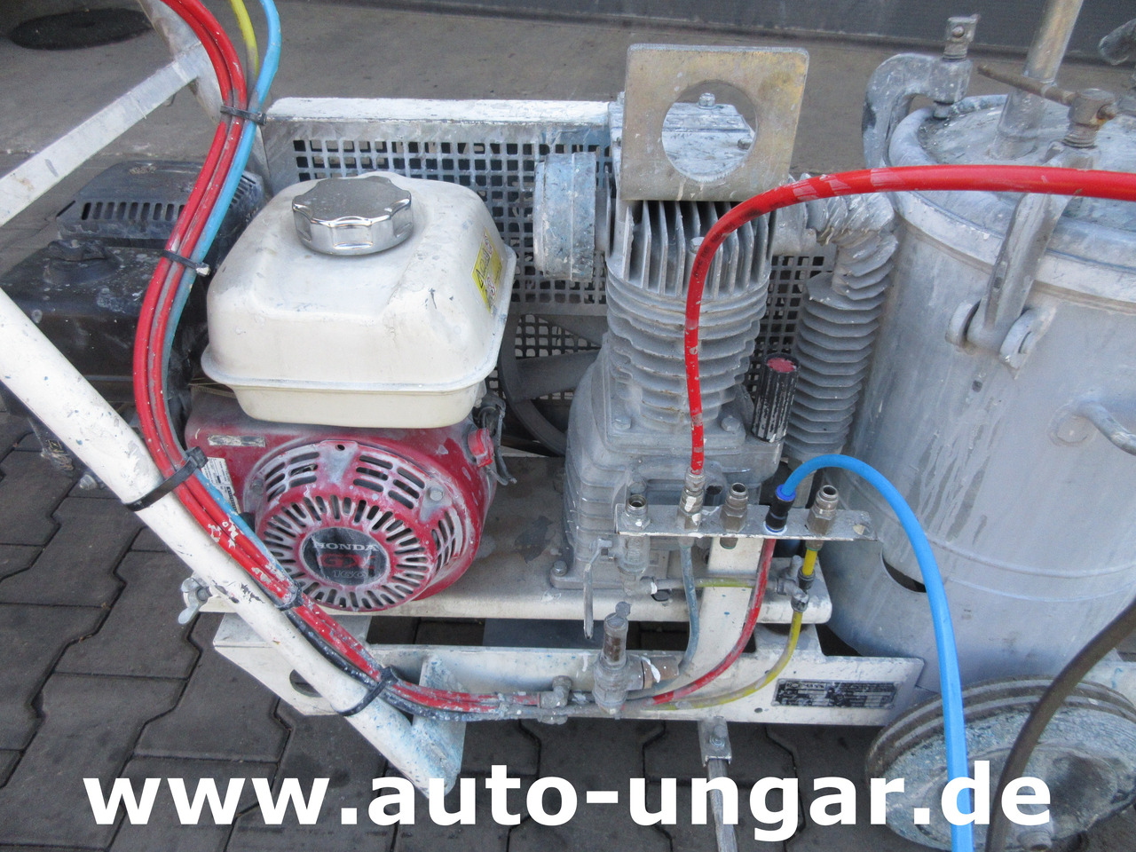 Hofmann H5-1 Straßenmarkierungsmaschine Roadmarking Machine Graco Markiermaschine - Máquina de asfalto: foto 4 Hofmann H5-1 Straßenmarkierungsmaschine Roadmarking Machine Graco Markiermaschine - Máquina de asfalto: foto 4