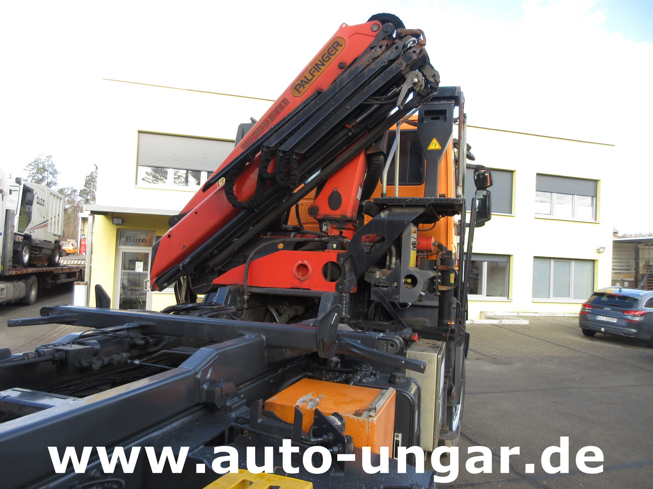 Camião basculante, Camião grua Iveco Trakker 360 Kipper Allrad 4x4 Kran Palfinger PK 9002 Kommunalhydraulik Winterdienst Euro 5: foto 15