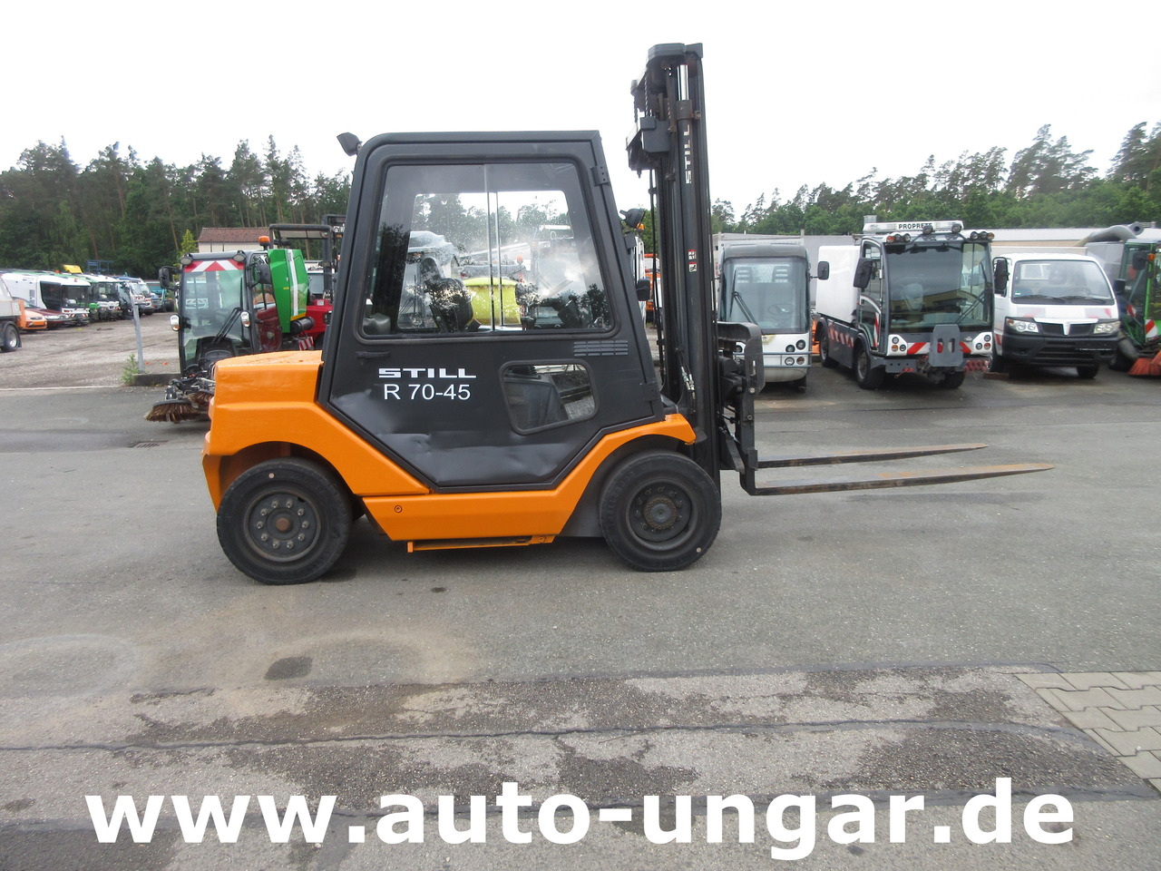 Still R70-45 Diesel Gabelstapler 4.500kg Hub Zinkenverstellung Seitenschieber - Empilhadeira a diesel: foto 5 Still R70-45 Diesel Gabelstapler 4.500kg Hub Zinkenverstellung Seitenschieber - Empilhadeira a diesel: foto 5