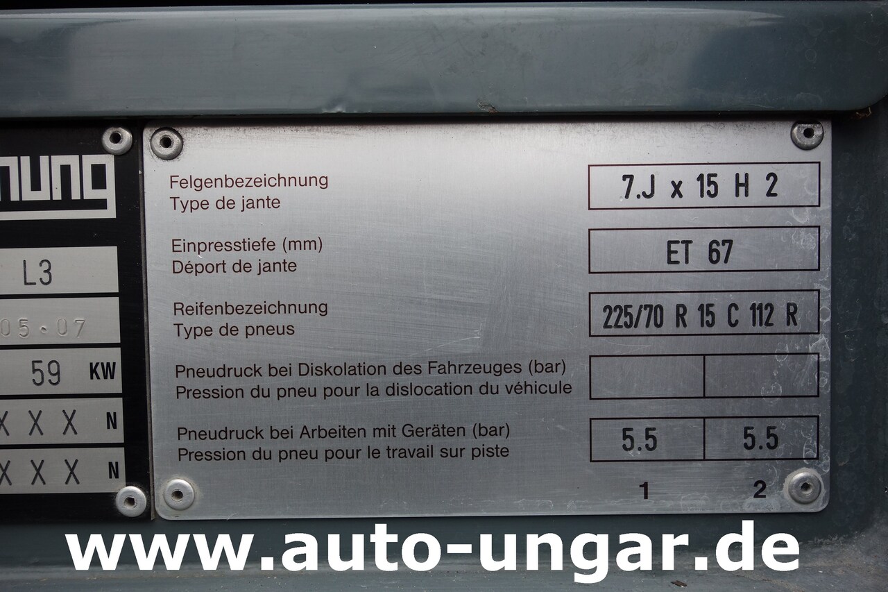 Veículo municipal/ Especial Boschung L3 Schwemmfahrzeug 4-Rad Lenkung Motorschaden: foto 14