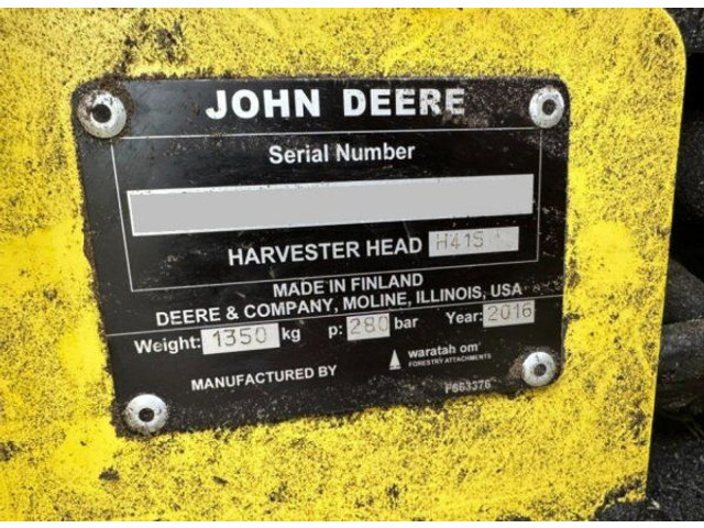 John Deere 1470E 6W +(2016) H415 - Harvester: foto 5 John Deere 1470E 6W +(2016) H415 - Harvester: foto 5