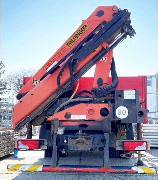 MAN 6m TGM 18.340 +Palfinger 12001 radio - Camião de caixa aberta/ Plataforma, Camião grua: foto 5 MAN 6m TGM 18.340 +Palfinger 12001 radio - Camião de caixa aberta/ Plataforma, Camião grua: foto 5