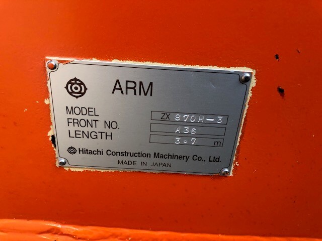 Lança por Escavadora de rastos HITACHI ZX870-3H: foto 6