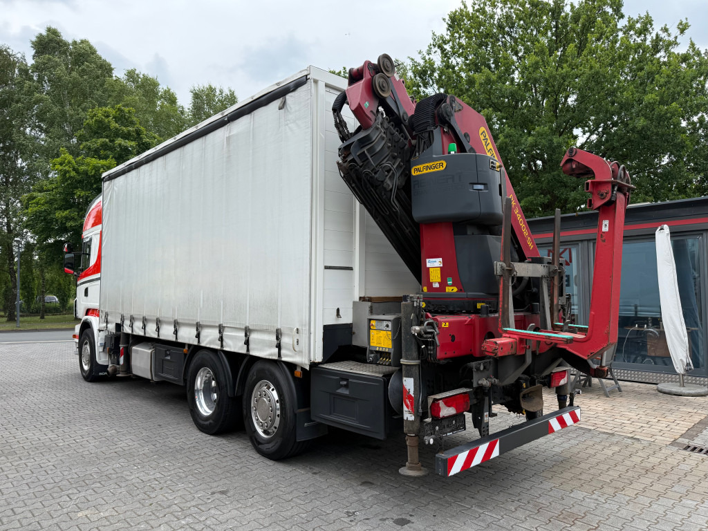 Camião de lona, Camião grua Scania R480 6X2 Palfinger 34002 bis 29 Meter: foto 11