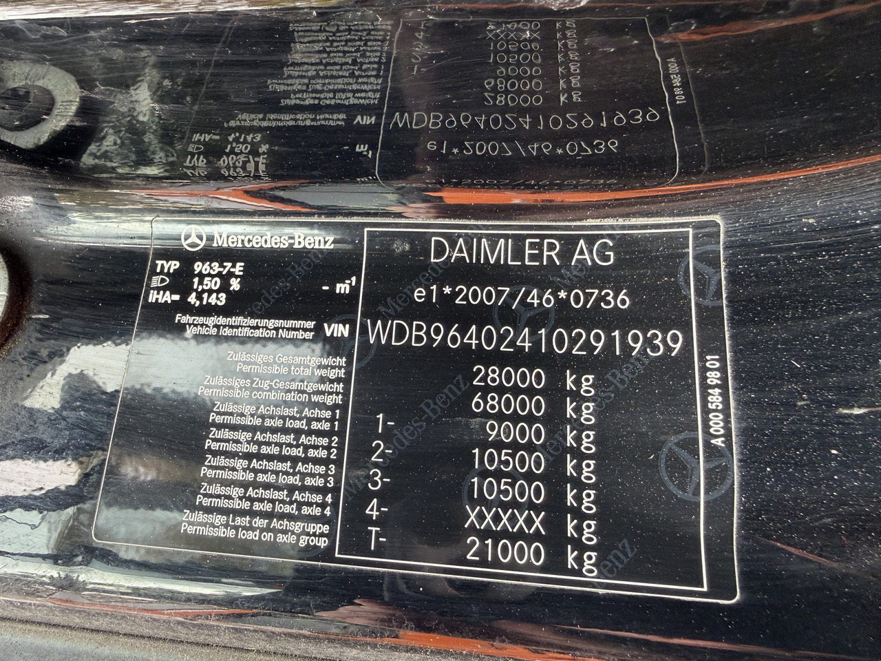 Mercedes-Benz Arocs 2653 6X4 Kran Kesla 2124L - Tractor: foto 5 Mercedes-Benz Arocs 2653 6X4 Kran Kesla 2124L - Tractor: foto 5