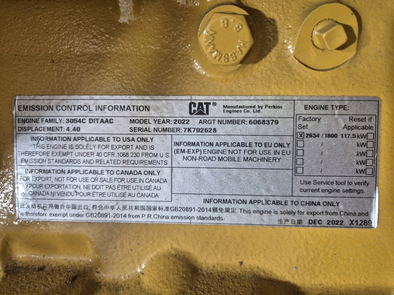 Caterpillar 3054C DITAAC Engine + Radiator - Motor por Equipamento industrial: foto 2 Caterpillar 3054C DITAAC Engine + Radiator - Motor por Equipamento industrial: foto 2