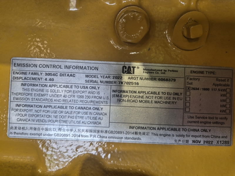 Caterpillar 3054C DITAAC Engine + Radiator - Motor por Equipamento industrial: foto 2 Caterpillar 3054C DITAAC Engine + Radiator - Motor por Equipamento industrial: foto 2