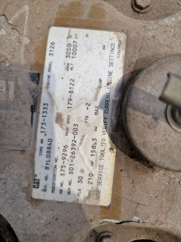 Caterpillar 3126B Engine (Industrial) - Motor por Equipamento industrial: foto 2 Caterpillar 3126B Engine (Industrial) - Motor por Equipamento industrial: foto 2