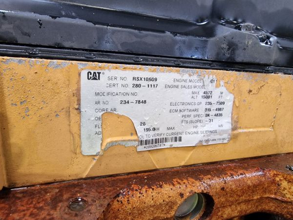 Caterpillar C11 966H Engine (Plant) - Motor por Máquina de construção: foto 2 Caterpillar C11 966H Engine (Plant) - Motor por Máquina de construção: foto 2