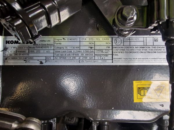 Cummins/Komatsu QSB4.5/SAA4D107E-3 Engine (Plant) - Motor por Máquina de construção: foto 2 Cummins/Komatsu QSB4.5/SAA4D107E-3 Engine (Plant) - Motor por Máquina de construção: foto 2
