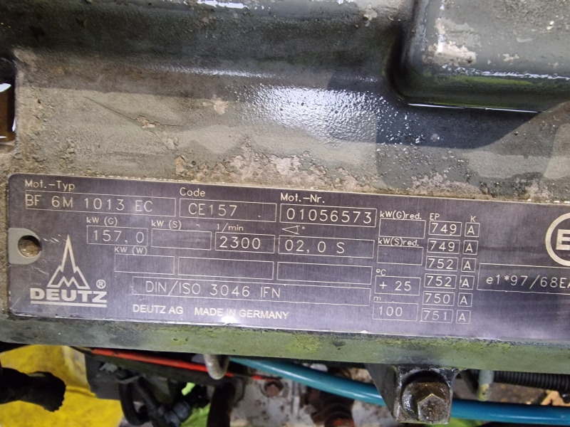 Deutz BF6M1013EC Engine (Industrial) - Motor por Equipamento industrial: foto 2 Deutz BF6M1013EC Engine (Industrial) - Motor por Equipamento industrial: foto 2