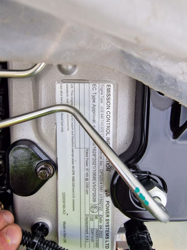 JCB 448 TA5-97E L2A Engine (Plant) - Motor por Máquina de construção: foto 2 JCB 448 TA5-97E L2A Engine (Plant) - Motor por Máquina de construção: foto 2