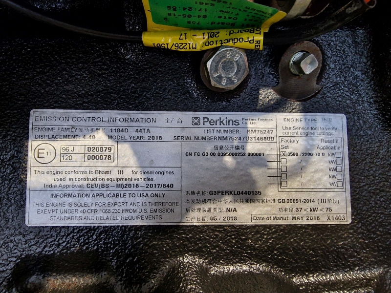 Perkins 1104D-44TA Engine (Plant) - Motor por Máquina de construção: foto 2 Perkins 1104D-44TA Engine (Plant) - Motor por Máquina de construção: foto 2