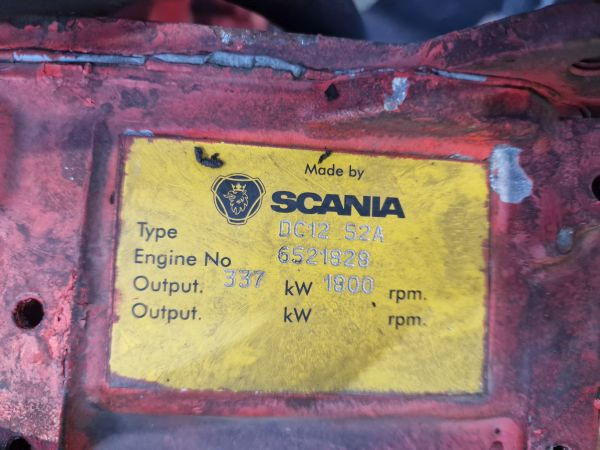 Scania DC12 52A Engine (Industrial) - Motor por Equipamento industrial: foto 2 Scania DC12 52A Engine (Industrial) - Motor por Equipamento industrial: foto 2