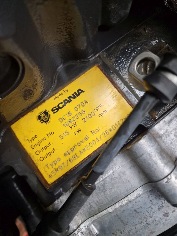 Scania TEREX TR60 DC16 070A Engine (Plant) - Motor por Máquina de construção: foto 2 Scania TEREX TR60 DC16 070A Engine (Plant) - Motor por Máquina de construção: foto 2