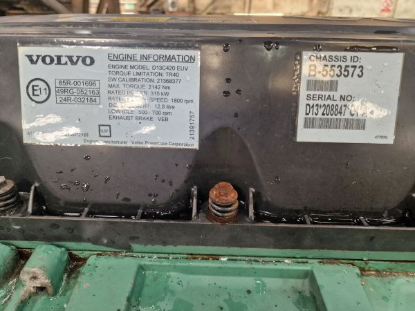 Volvo D13C420 EUV Engine (Truck) - Motor por Camião: foto 2 Volvo D13C420 EUV Engine (Truck) - Motor por Camião: foto 2