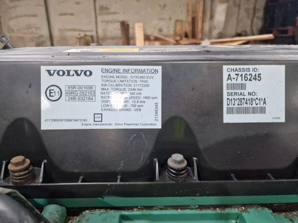 Volvo D13C460 EUV Engine (Truck) - Motor por Camião: foto 2 Volvo D13C460 EUV Engine (Truck) - Motor por Camião: foto 2