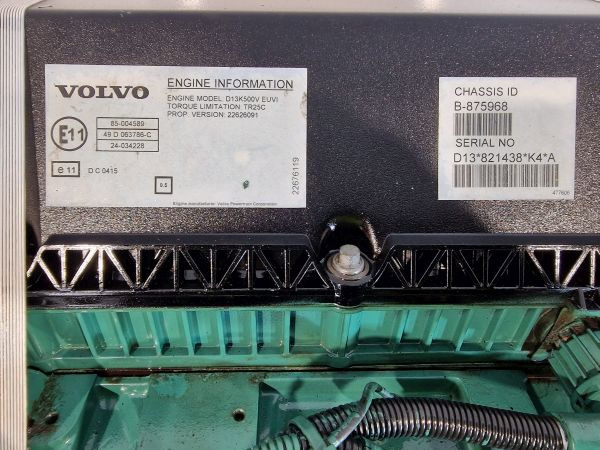 Motor por Camião Volvo D13K500V EUVI Engine (Truck): foto 10