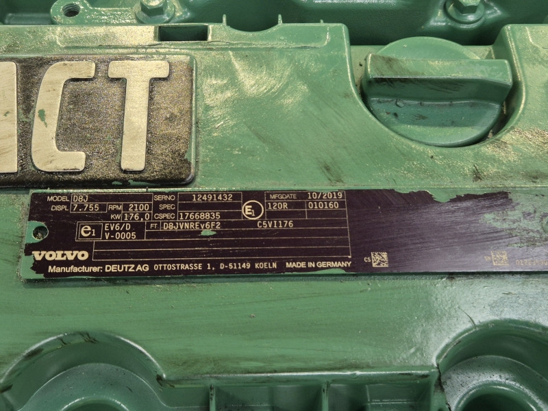 Volvo L110H D8J Genuine Reconditioned Engine (Plant) - Motor por Máquina de construção: foto 2 Volvo L110H D8J Genuine Reconditioned Engine (Plant) - Motor por Máquina de construção: foto 2