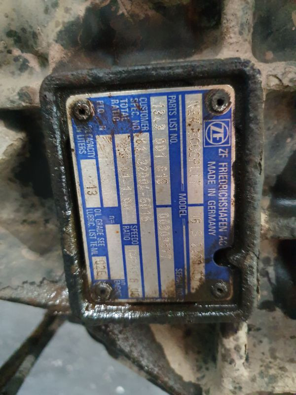 ZF 16S 2220 TD - Caixa de velocidade: foto 2 ZF 16S 2220 TD - Caixa de velocidade: foto 2