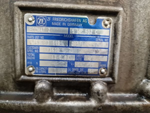 ZF Ecomat 2 5HP502C Gearbox - Caixa de velocidade: foto 2 ZF Ecomat 2 5HP502C Gearbox - Caixa de velocidade: foto 2