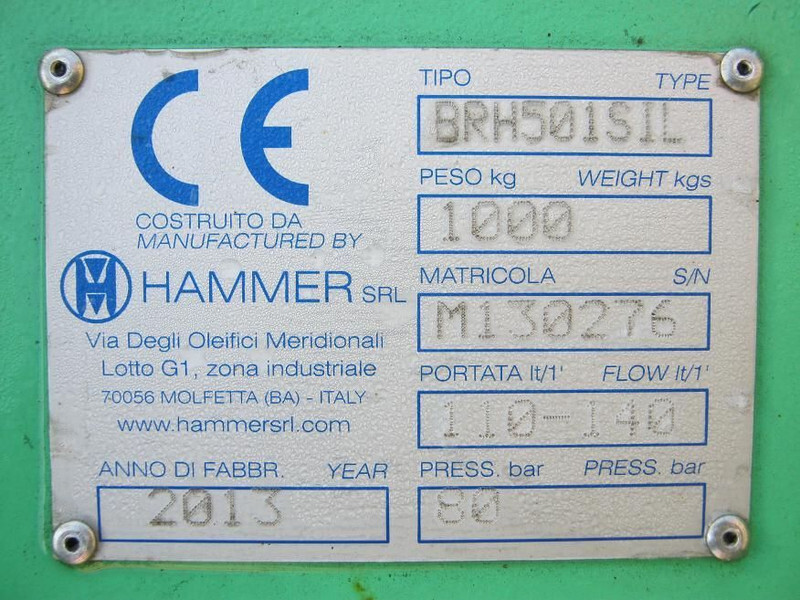 Hamm er BRH501 - Britadeira móvel: foto 3 Hamm er BRH501 - Britadeira móvel: foto 3