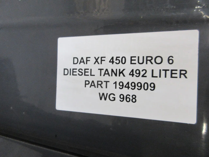 DAF 1949909 DIESELTANK 492 LITER DAF XF 450 EURO 6 MODEL 2021 - Tanque de combustível por Camião: foto 5 DAF 1949909 DIESELTANK 492 LITER DAF XF 450 EURO 6 MODEL 2021 - Tanque de combustível por Camião: foto 5