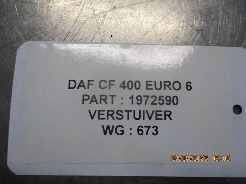 DAF 1972590 // 1925658// VERSTUIVER CF 400 EURO 6 - Filtro de combustível por Camião: foto 3 DAF 1972590 // 1925658// VERSTUIVER CF 400 EURO 6 - Filtro de combustível por Camião: foto 3