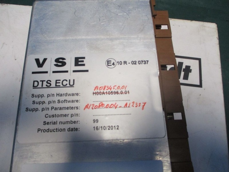 DAF HOOA.08345.0.01/A 12080004/A12337 VSE DTS ECU Regeleenheid - Sistema elétrico por Camião: foto 2 DAF HOOA.08345.0.01/A 12080004/A12337 VSE DTS ECU Regeleenheid - Sistema elétrico por Camião: foto 2