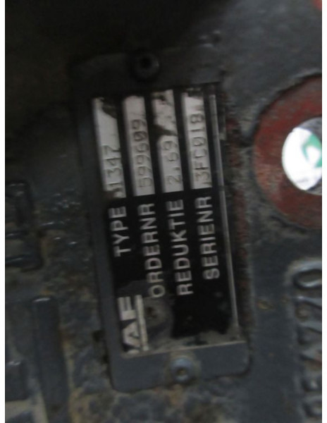 DAF XF 1878148 DIFFERENTIEEL 1347 RATIO 2,69 EURO 5 - Diferencial por Camião: foto 5 DAF XF 1878148 DIFFERENTIEEL 1347 RATIO 2,69 EURO 5 - Diferencial por Camião: foto 5