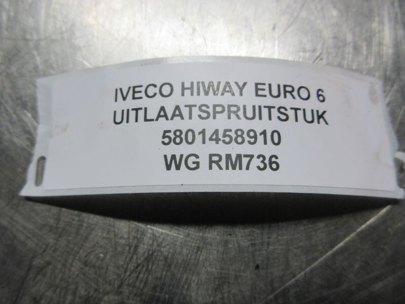 Iveco 5801458910 UITLAATSPRUITSTUK HI WAY EURO 6 480 PK - Colector de escape por Camião: foto 5 Iveco 5801458910 UITLAATSPRUITSTUK HI WAY EURO 6 480 PK - Colector de escape por Camião: foto 5