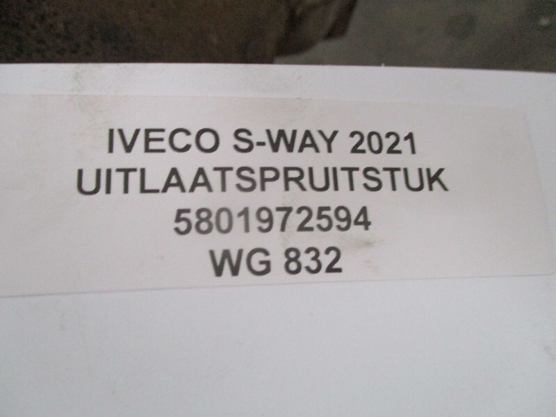 Iveco S-WAY 5801972594 UITLAATSPRUITSTUK EURO 6 MODEL 2021 - Colector de escape por Camião: foto 2 Iveco S-WAY 5801972594 UITLAATSPRUITSTUK EURO 6 MODEL 2021 - Colector de escape por Camião: foto 2