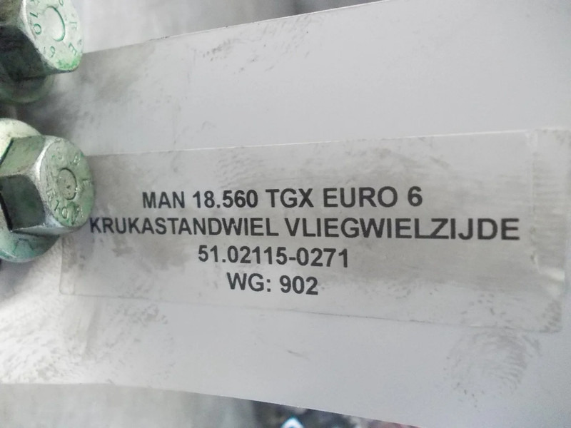 MAN 18.560 TGX 51.02115-0271 KRUKASTANDWIEL VLIEGWIELZIJDE EURO 6 - Motor e peças por Camião: foto 2 MAN 18.560 TGX 51.02115-0271 KRUKASTANDWIEL VLIEGWIELZIJDE EURO 6 - Motor e peças por Camião: foto 2