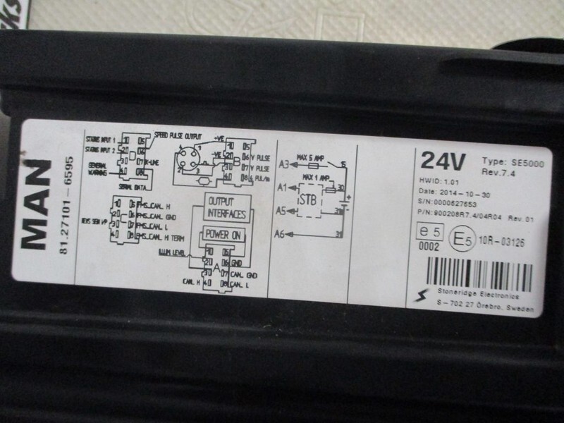 MAN TGS 81.27101-6595 TACHOGRAAF STONERIDGE EURO 6 - Sistema elétrico por Camião: foto 2 MAN TGS 81.27101-6595 TACHOGRAAF STONERIDGE EURO 6 - Sistema elétrico por Camião: foto 2