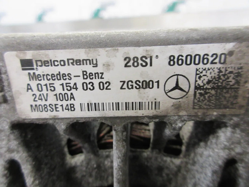 Mercedes-Benz A 015 154 03 02 DYNAMO MERCEDES BENZ 1833 MP4 EURO 6 - Alternador por Camião: foto 5 Mercedes-Benz A 015 154 03 02 DYNAMO MERCEDES BENZ 1833 MP4 EURO 6 - Alternador por Camião: foto 5