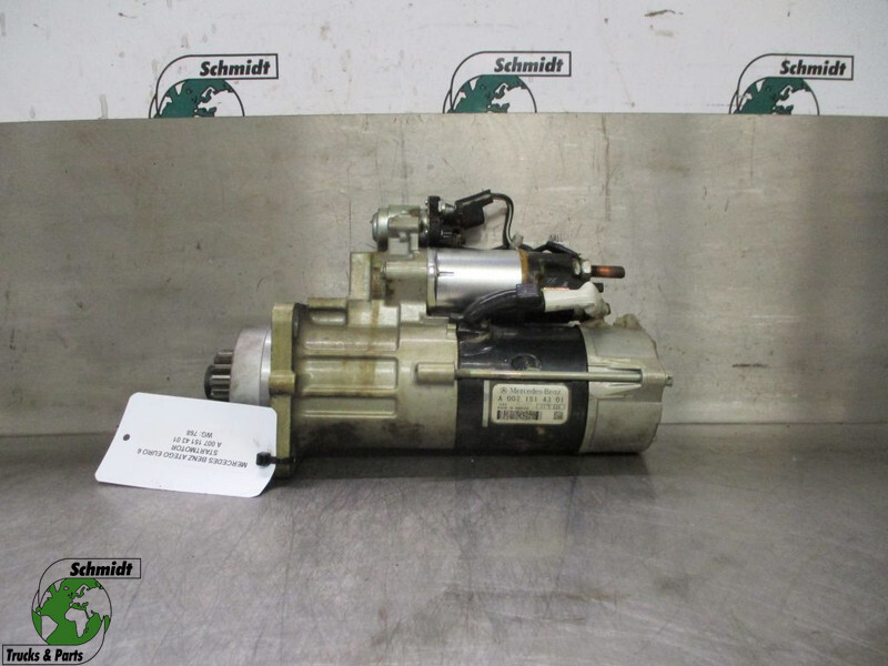 Mercedes-Benz ATEGO A 007 151 43 01 / 16 01 STARTMOTOR EURO 6 - Motor de arranque por Camião: foto 1 Mercedes-Benz ATEGO A 007 151 43 01 / 16 01 STARTMOTOR EURO 6 - Motor de arranque por Camião: foto 1