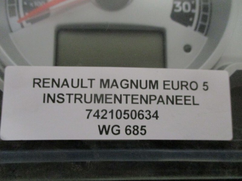 Renault MAGNUM 7421050634 INSTRUMENTENPANEEL EURO 5 - Painel de instrumentos por Camião: foto 3 Renault MAGNUM 7421050634 INSTRUMENTENPANEEL EURO 5 - Painel de instrumentos por Camião: foto 3