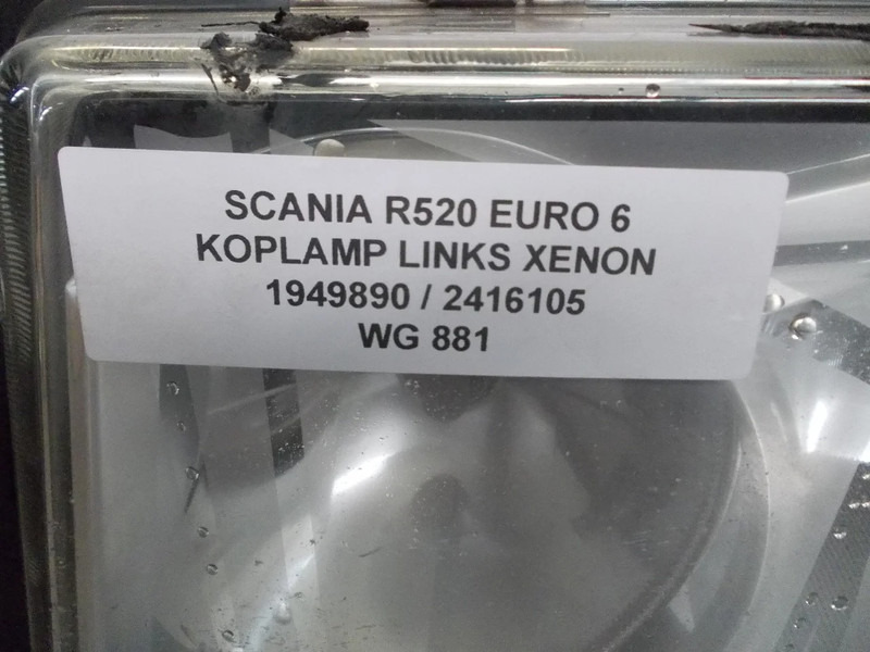 Scania 1949890/2416105 KOPLAMP R 520 LINKS XENON EURO 6 - Farol dianteira por Camião: foto 3 Scania 1949890/2416105 KOPLAMP R 520 LINKS XENON EURO 6 - Farol dianteira por Camião: foto 3
