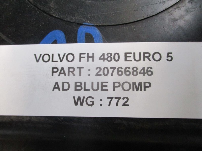 Volvo FH480 20766846 AD BLUE POMP EURO 5 - Sistema de combustível por Camião: foto 3 Volvo FH480 20766846 AD BLUE POMP EURO 5 - Sistema de combustível por Camião: foto 3