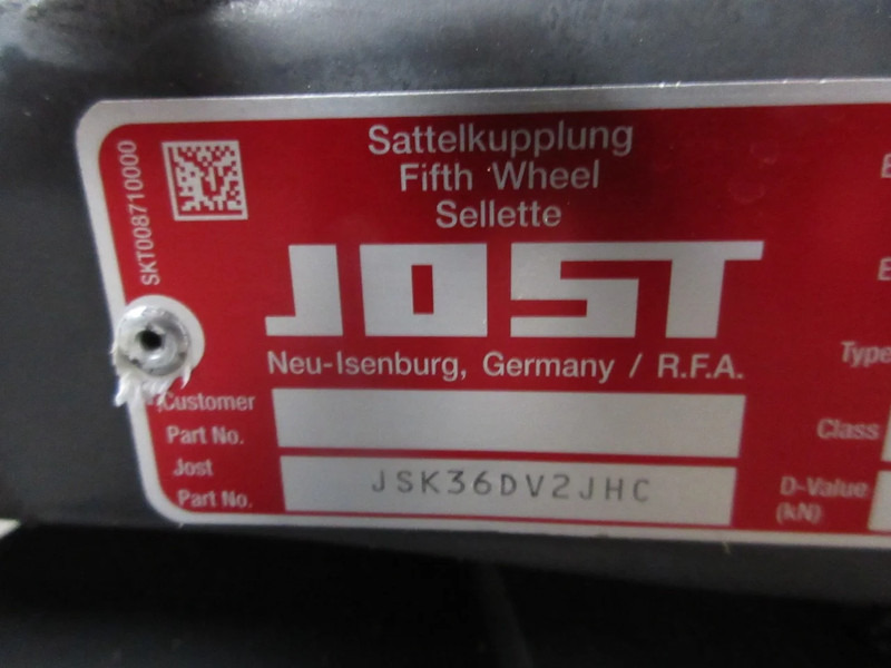 Jost 2245146 JOST JSK 36 D G50-X D 152 SCHOTEL DAF XF 480 MODEL 2021 - Quinta-roda por Camião: foto 5 Jost 2245146 JOST JSK 36 D G50-X D 152 SCHOTEL DAF XF 480 MODEL 2021 - Quinta-roda por Camião: foto 5