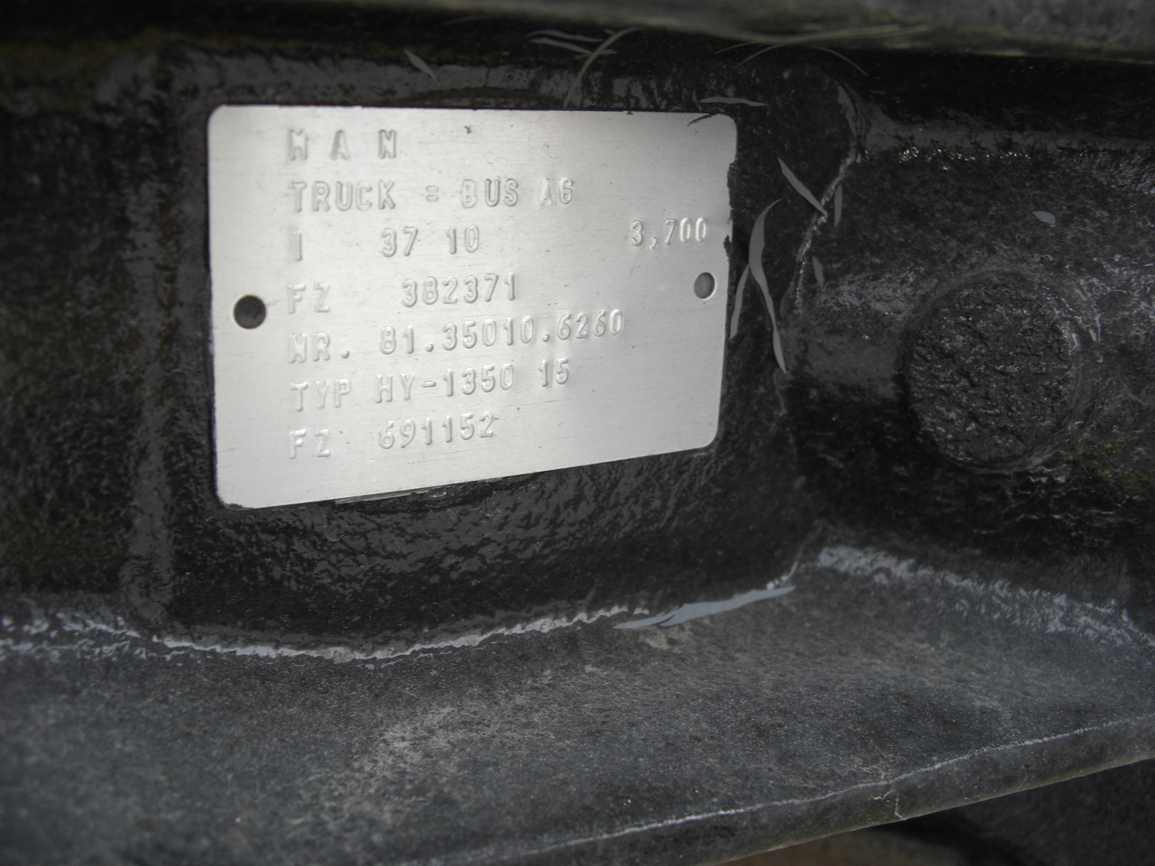 MAN HY1350-12 - Eixo traseiro: foto 3 MAN HY1350-12 - Eixo traseiro: foto 3