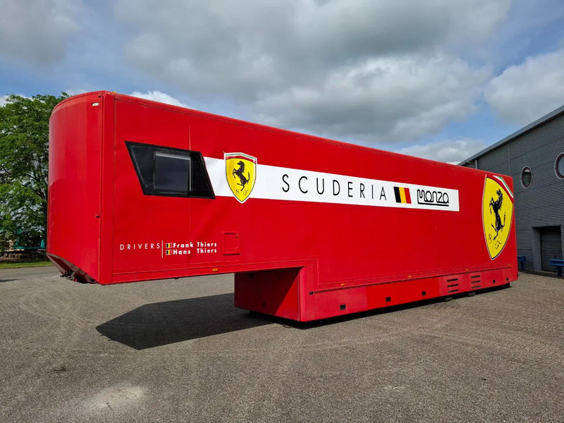 Bascontriz SR2 / RACETRAILER / PLATFORM 2000KG / 2CARS / OUTDOOR TENT / SEPARATE LIVING SPACE / 2008 - Semi-reboque transporte de veículos: foto 1 Bascontriz SR2 / RACETRAILER / PLATFORM 2000KG / 2CARS / OUTDOOR TENT / SEPARATE LIVING SPACE / 2008 - Semi-reboque transporte de veículos: foto 1