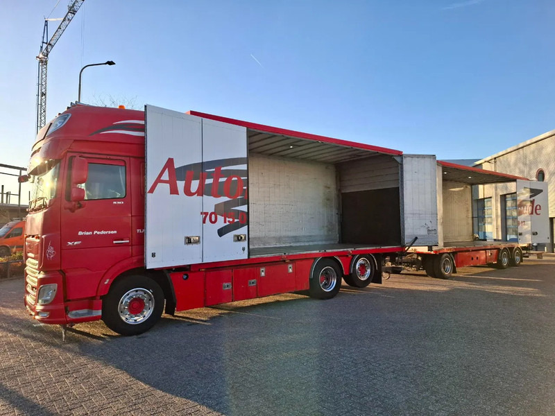 DAF XF106-530 / DEB / COMPLETE COMBI / SIDE DOORS / 2XPLATFORM 2500KG / ONLY:773032 KM / LWDS / LEATHER / EURO-6 / 2017 - Camião furgão: foto 2 DAF XF106-530 / DEB / COMPLETE COMBI / SIDE DOORS / 2XPLATFORM 2500KG / ONLY:773032 KM / LWDS / LEATHER / EURO-6 / 2017 - Camião furgão: foto 2