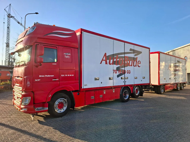 DAF XF106-530 / DEB / COMPLETE COMBI / SIDE DOORS / 2XPLATFORM 2500KG / ONLY:773032 KM / LWDS / LEATHER / EURO-6 / 2017 - Camião furgão: foto 1 DAF XF106-530 / DEB / COMPLETE COMBI / SIDE DOORS / 2XPLATFORM 2500KG / ONLY:773032 KM / LWDS / LEATHER / EURO-6 / 2017 - Camião furgão: foto 1