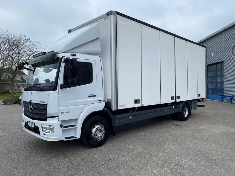 Mercedes-Benz ATEGO 1624 / AUTOMATIC / CLOSED BOX / SIDE DOORS / AIRCO / LWDS / FCW / EURO-6 / 2016 - Camião furgão: foto 1 Mercedes-Benz ATEGO 1624 / AUTOMATIC / CLOSED BOX / SIDE DOORS / AIRCO / LWDS / FCW / EURO-6 / 2016 - Camião furgão: foto 1