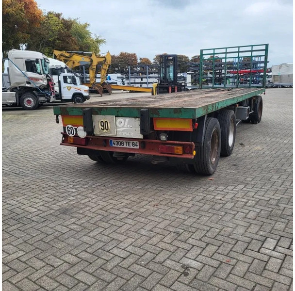 Trouillet RT 3240 / AIR SUSPENSION / PLATEAU 8M / LOADING HEIGHT:115CM / DRUM BRAKES / 3X ROR AXLES / 1990 - Reboque: foto 4 Trouillet RT 3240 / AIR SUSPENSION / PLATEAU 8M / LOADING HEIGHT:115CM / DRUM BRAKES / 3X ROR AXLES / 1990 - Reboque: foto 4