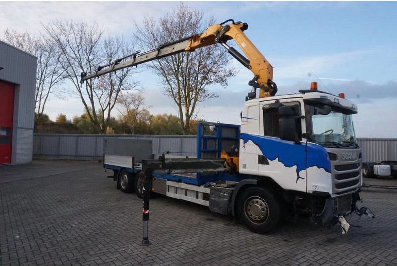 Scania G490 / ENGINE RUNNING / RETARDER / EFFER 255-5S CRANE REMOTE / PLATFORM / FULL-AIR / AUTOMATIC / EURO-6 / 2014 - Camião grua: foto 3 Scania G490 / ENGINE RUNNING / RETARDER / EFFER 255-5S CRANE REMOTE / PLATFORM / FULL-AIR / AUTOMATIC / EURO-6 / 2014 - Camião grua: foto 3